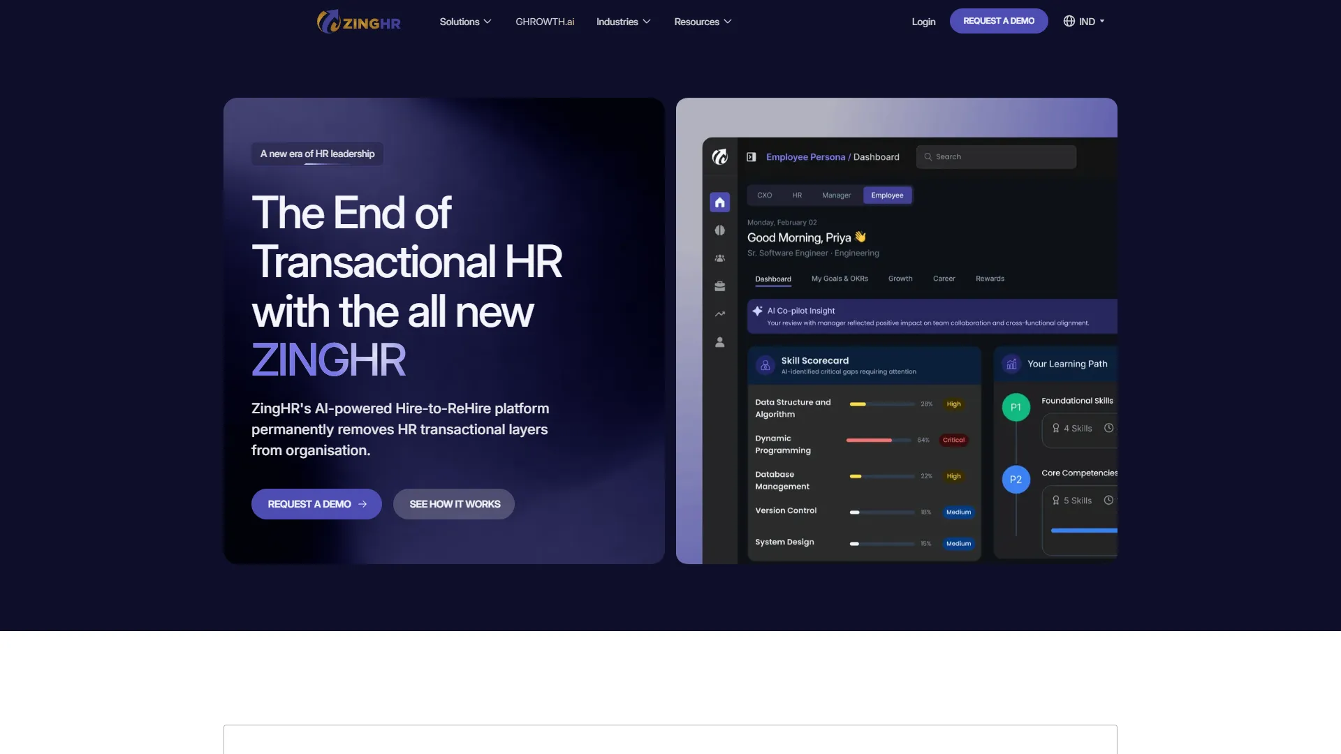 ZingHR Screenshot